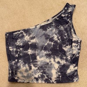 One Shoulder Boutique Crop Top